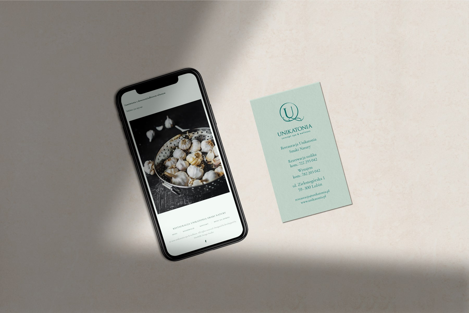 restaurant website design